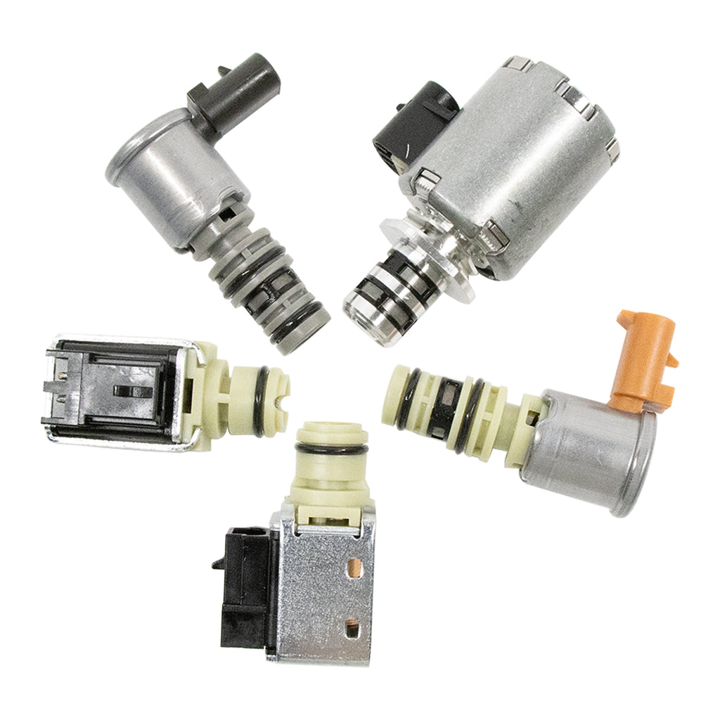 4L60E 4L65E Transmission Master Solenoid Kit Compatible with GM EPC Shift 2003-On 5pc Set(100% New)