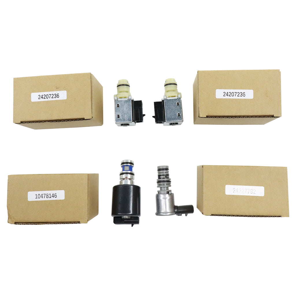 4T40E 4T45E Transmission Solenoid Set EPC Shift TCC For GM 2004-ON(100% New)