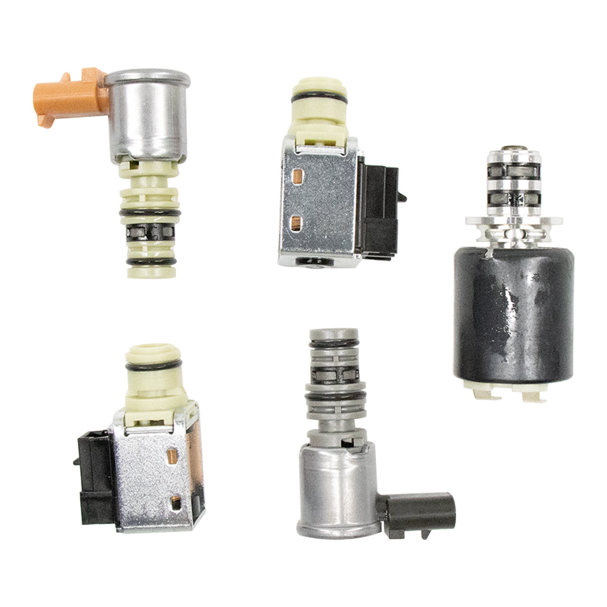 4L60E 4L65E Transmission Master Solenoid Kit Compatible with GM EPC Shift 1993-2002 5pc Set(100% New)