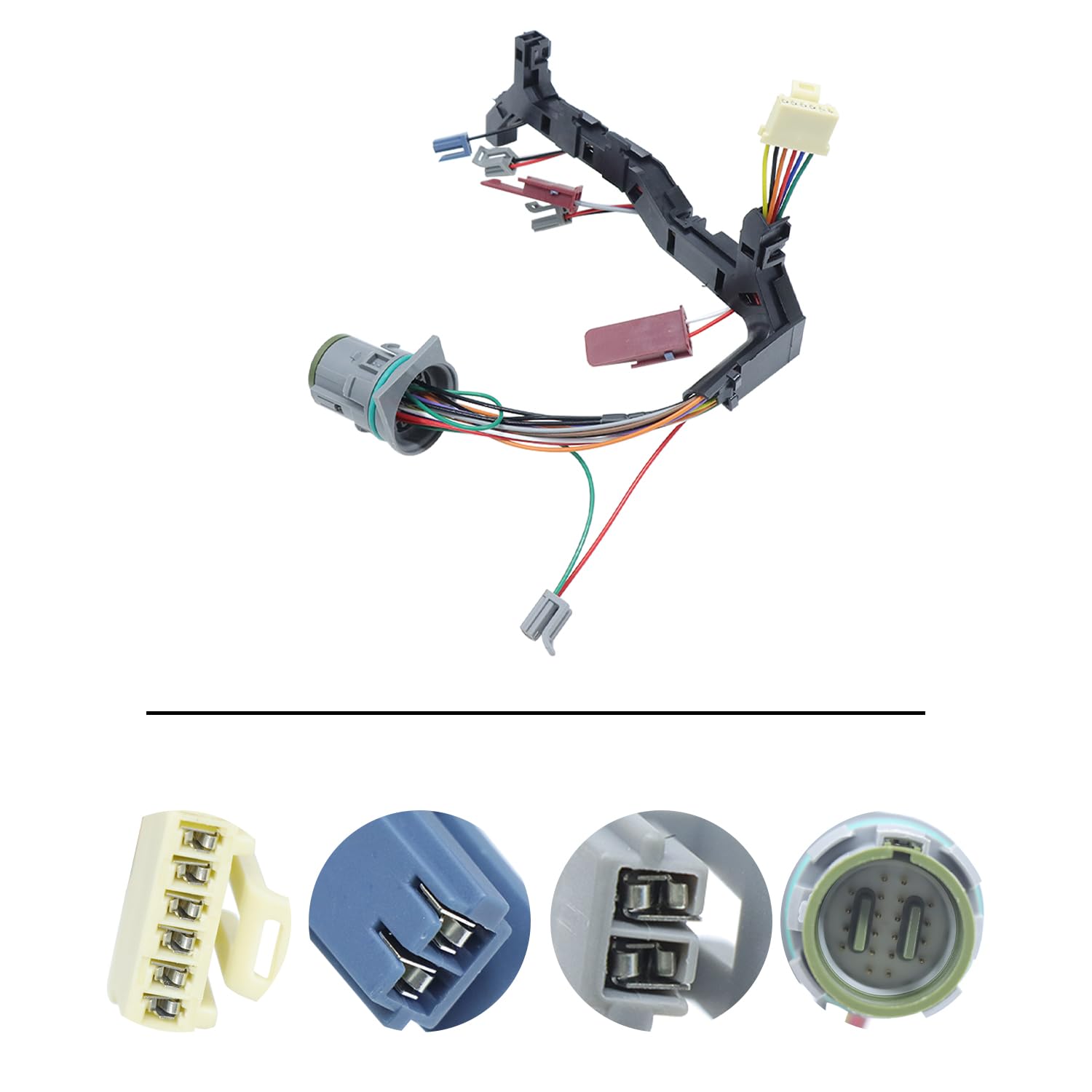 Transmission 6 Solenoid, 5 Speed Transmission Wiring Harness for Allison Fits for 1999-2003 GM Chevy Duramax Allison 1000/2000/2400, Replace# 29541371 350-0072 121446
