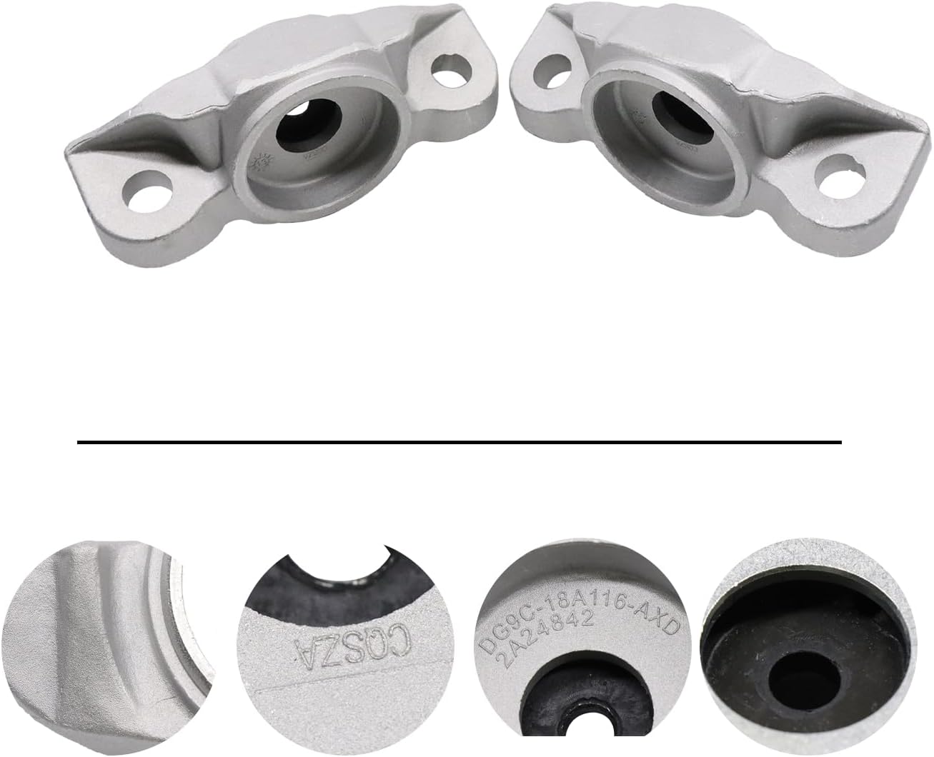 2 Pcs Suspension Bracket Shock Absorber Strut Mount Rear Upper DG9Z18A161C,DG9Z-18A161-C AD-1115 Compatible with Ford Fusion 2013-2018