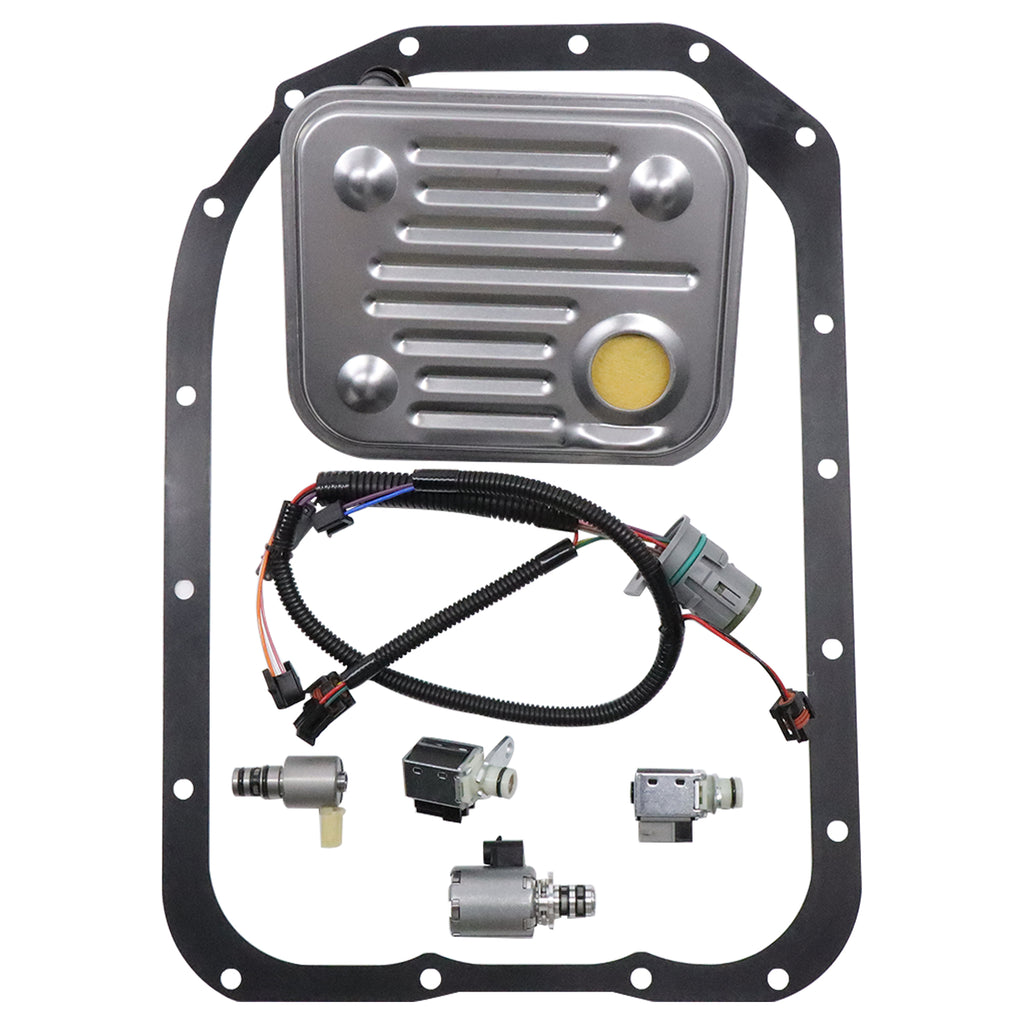 4L80E MT-1 Transmission Solenoid Kit EPC Shift A&B TCC 7Pc Solenoid Set w/ Filter(100% New) 2004-ON