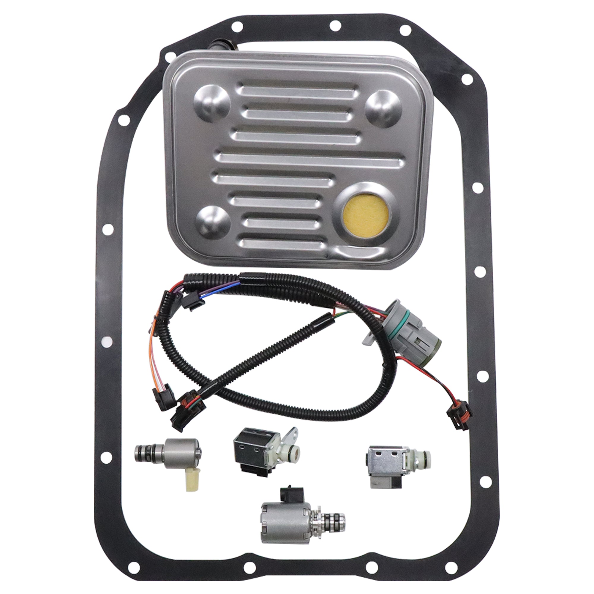 4L80E MT-1 Transmission Solenoid Kit EPC Shift A&B TCC 7Pc Solenoid Set w/ Filter(100% New) 2004-ON