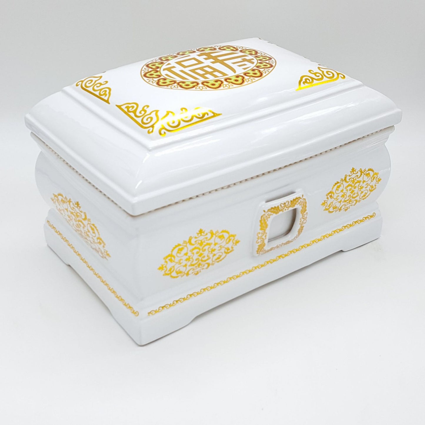 High-grade urn for Christians Ceramic material