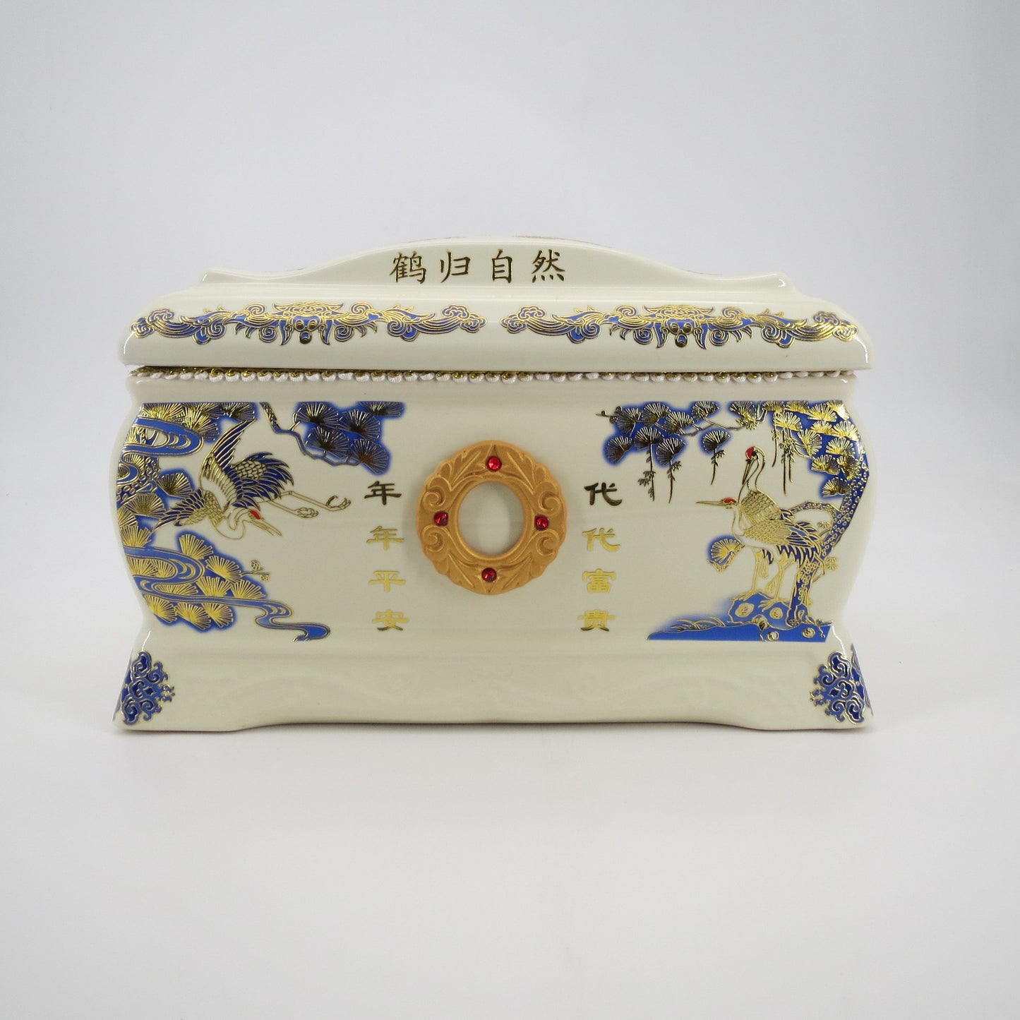 High-grade urn Chinese style ceramic material